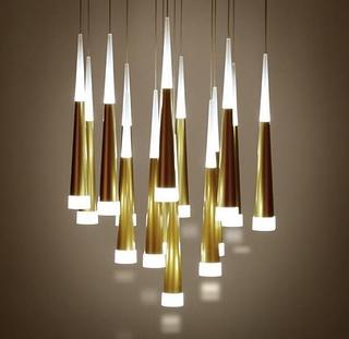 PENDENTE CRISTAL CONE 3W