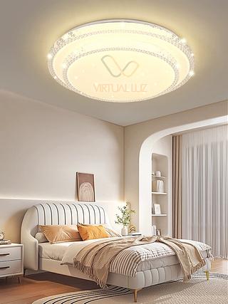 LUSTRE PLAFON CRISTAL VL-BOLO25Y REDONDO