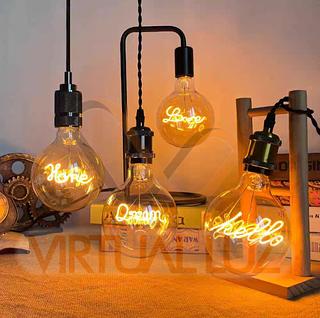 Lâmpada Âmbar De Led Filamento Bulbo "DREAM" 4w G125