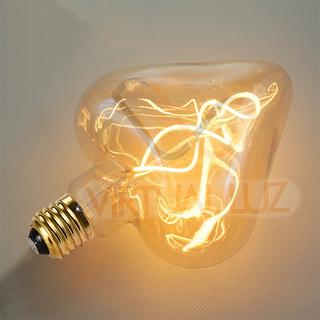 Lâmpada Âmbar De Led Filamento RETRÔ CORAÇÃO 4W