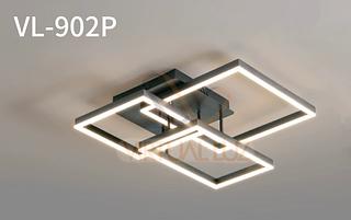 LUSTRE SOBREPOR PRETO VL-902P