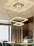 LUSTRE CRISTAL 2 AROS+CONTROLE DIMERIZAVEL VL-D716