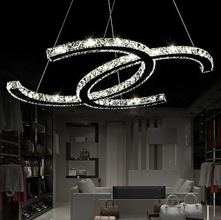 LUSTRE CRISTAL 2C +CONTROLE DIMERIZAVEL VL-D719